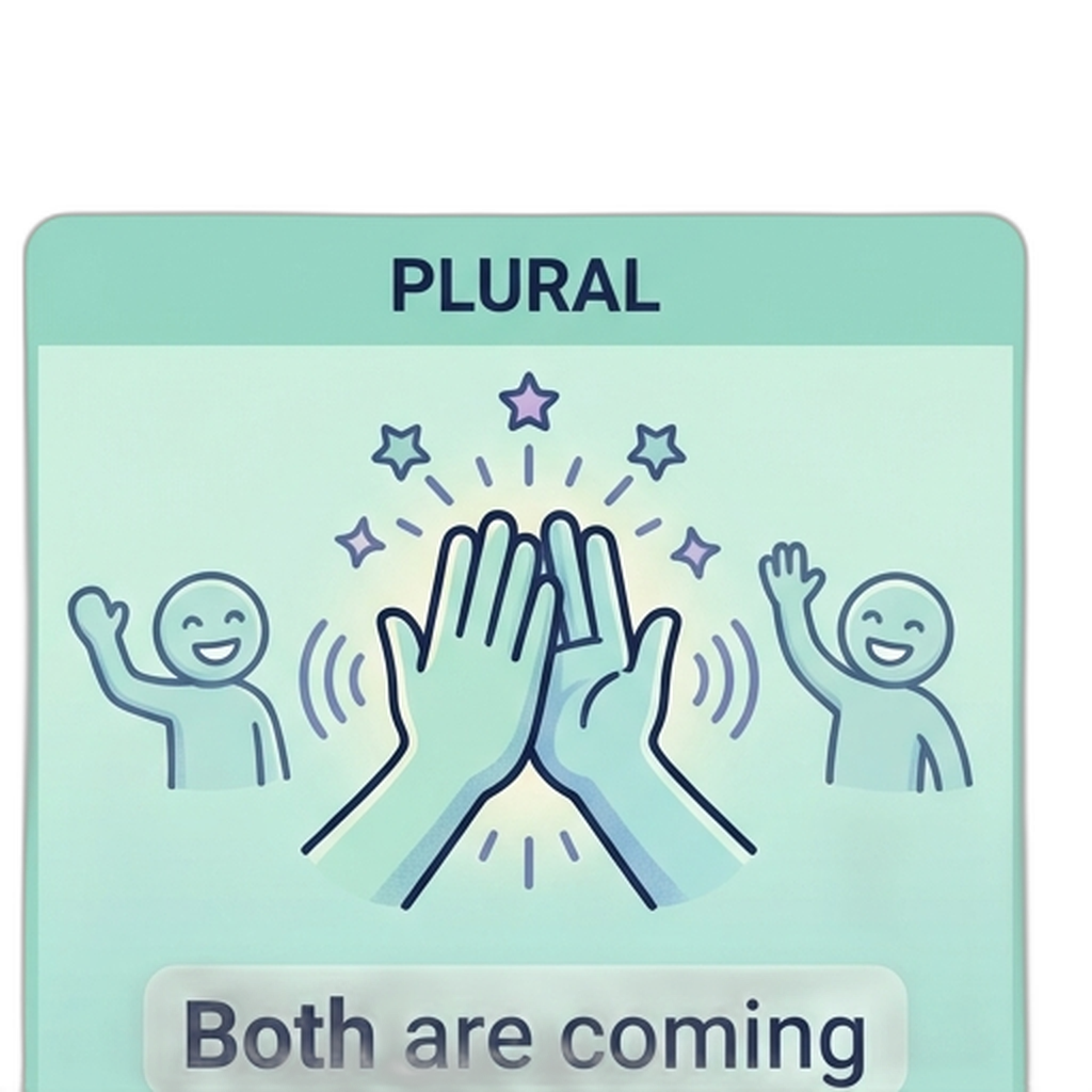 Plural pronouns illustration