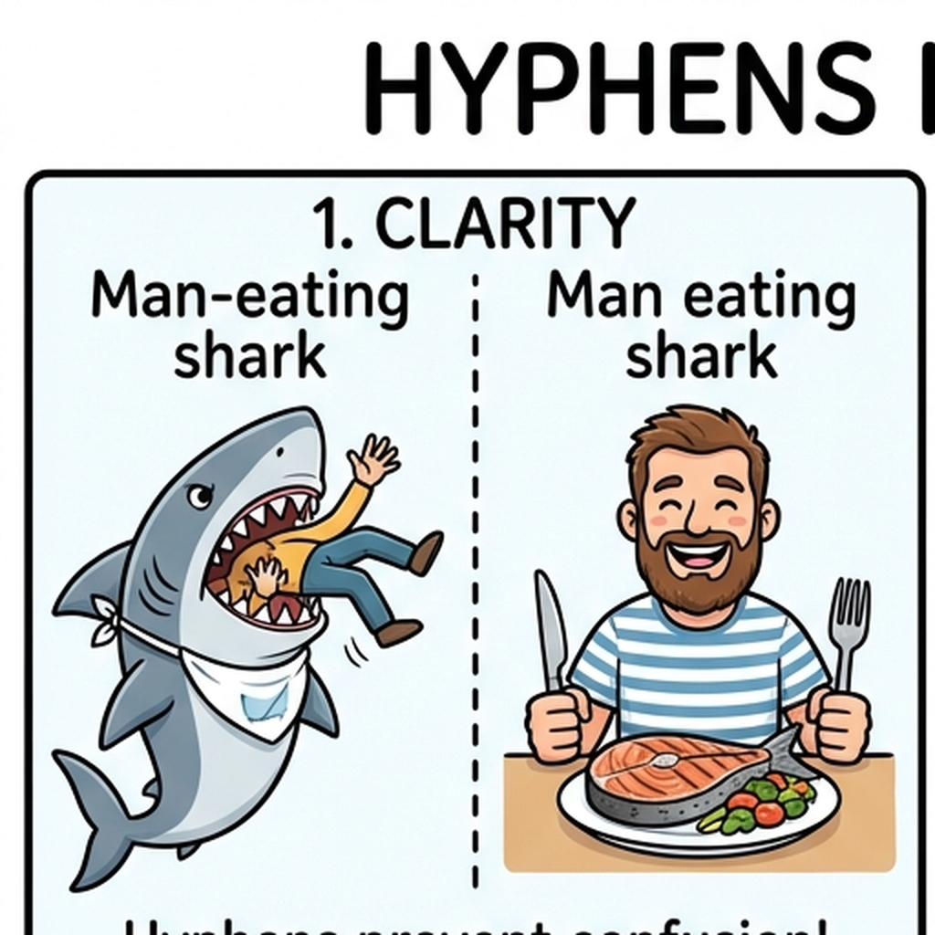 Hyphen clarity illustration