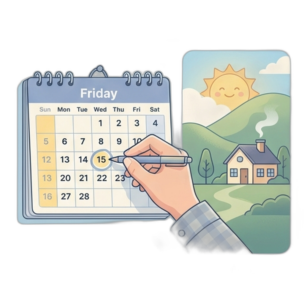 On Preposition Illustration