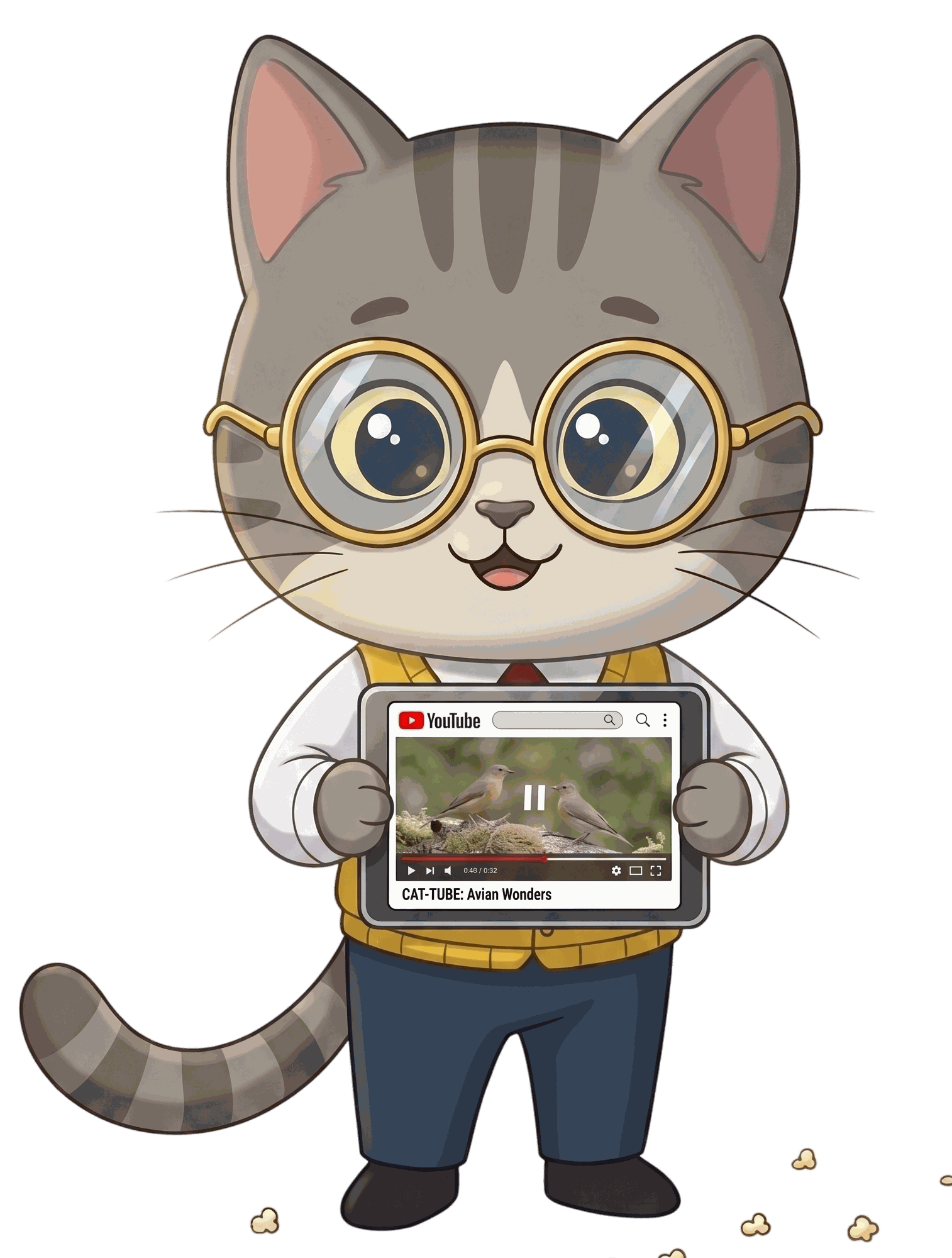 Catsentence Movie Clip Comprehension Cat Mascot