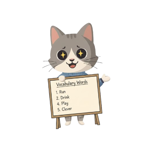 Catsentence Kosakata Cat Mascot