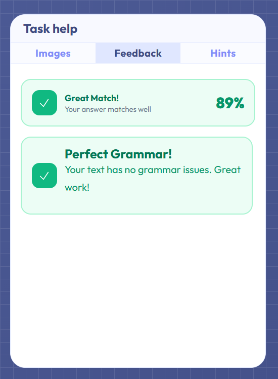 Instant AI Feedback