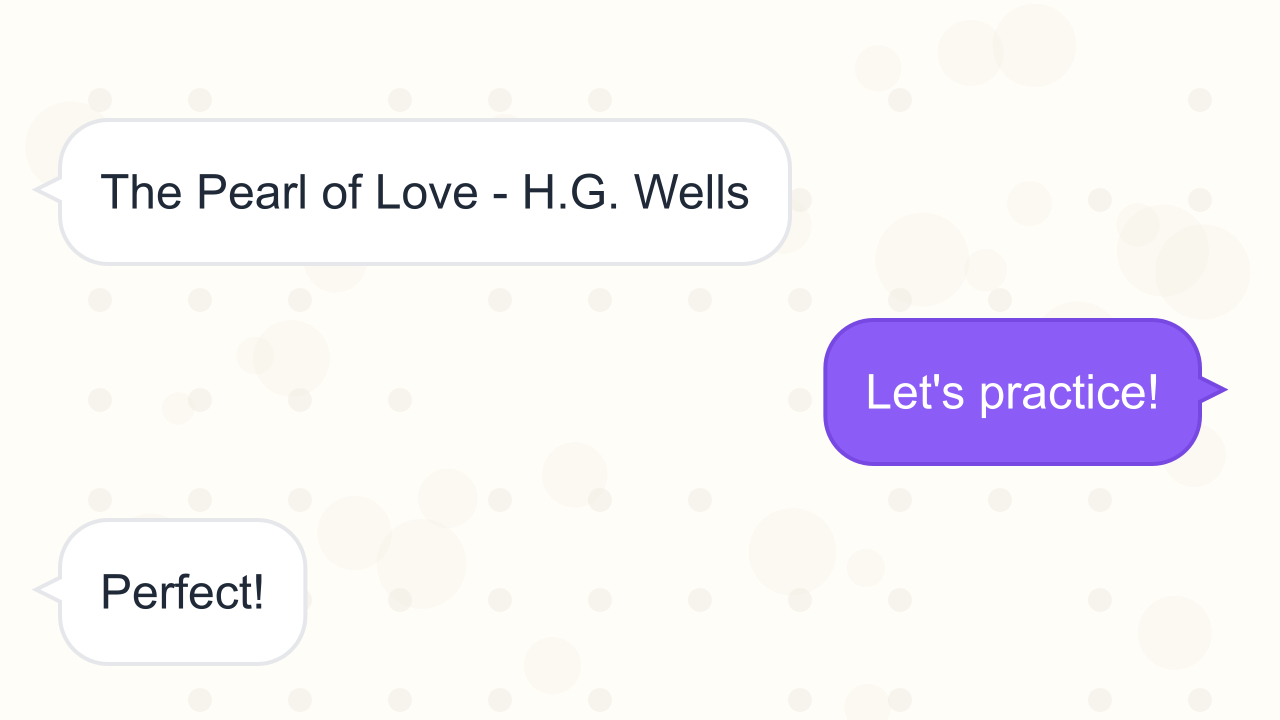 The Pearl of Love - H.G. Wells