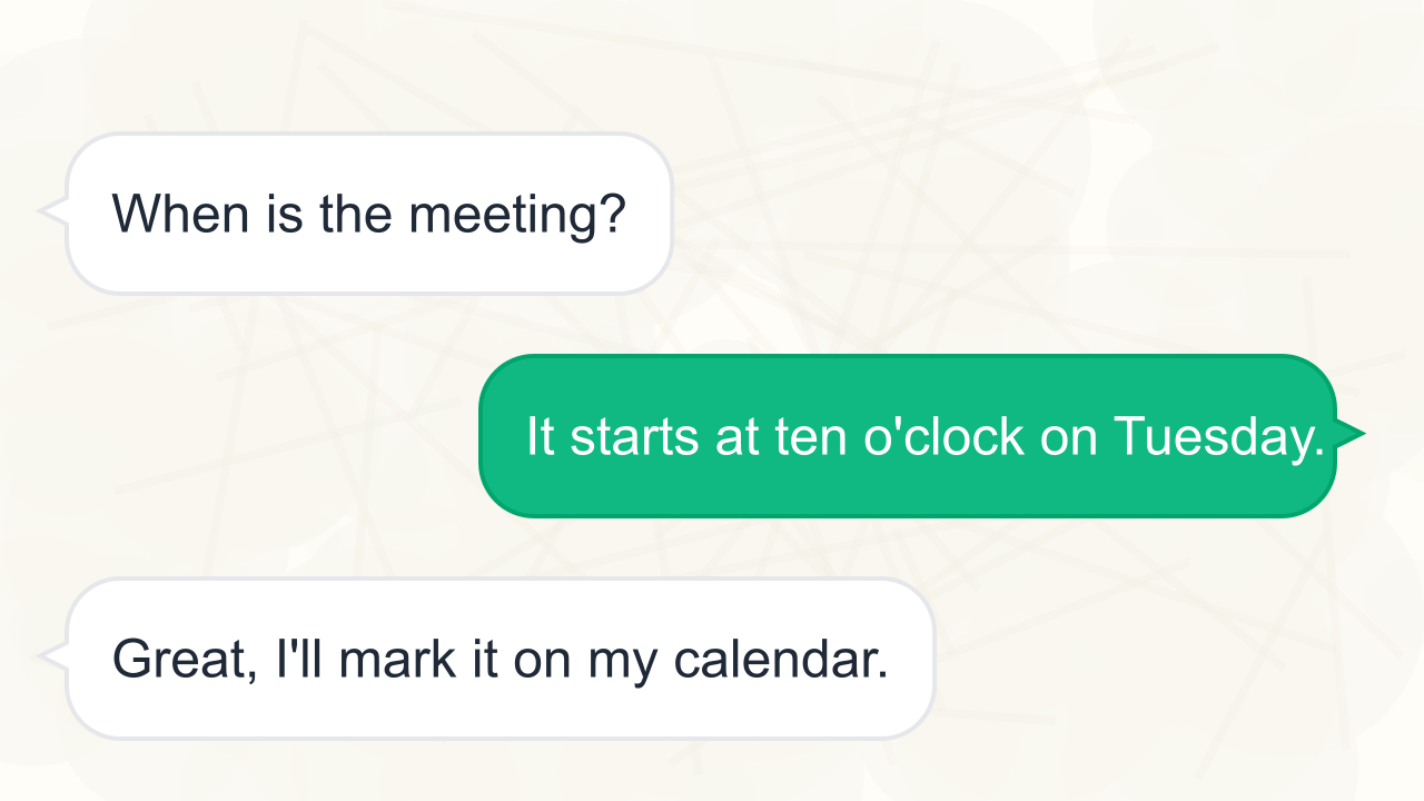 Time, Days, and Dates