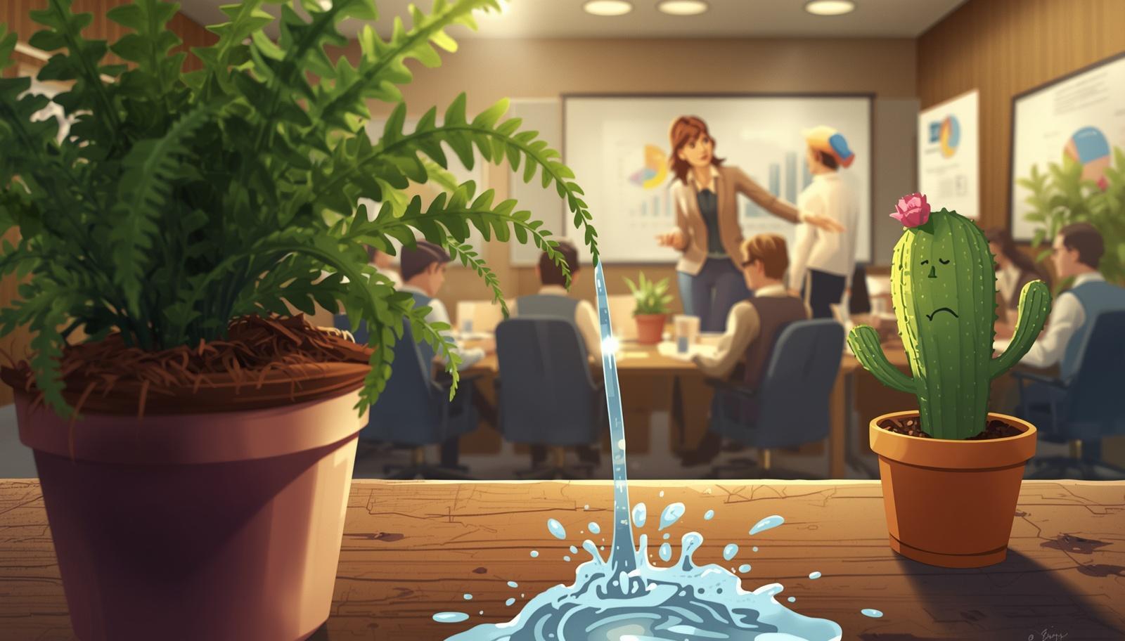 The Secret Life of Office Plants