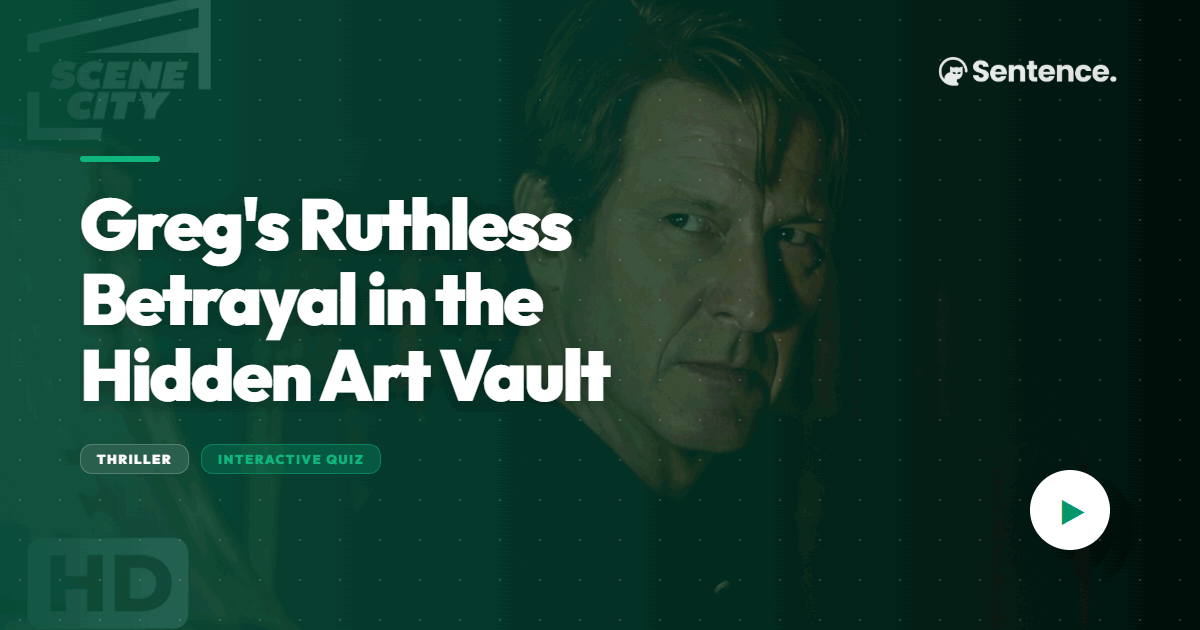 Greg's Ruthless Betrayal in the Hidden Art Vault