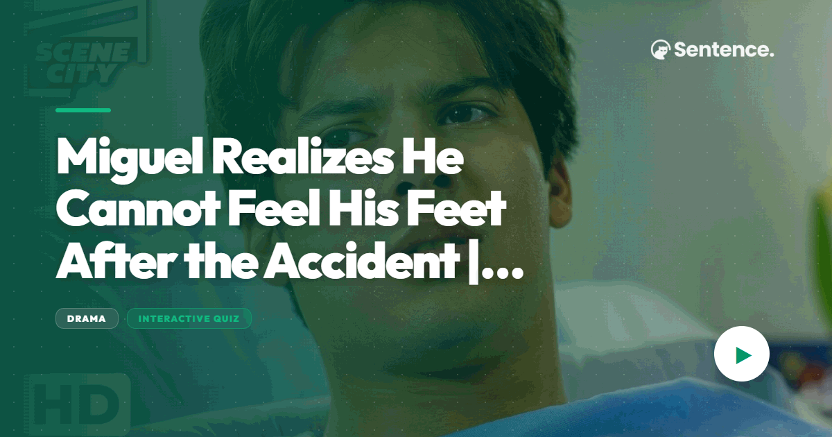 Miguel Realizes He Cannot Feel His Feet After the Accident | Cobra Kai