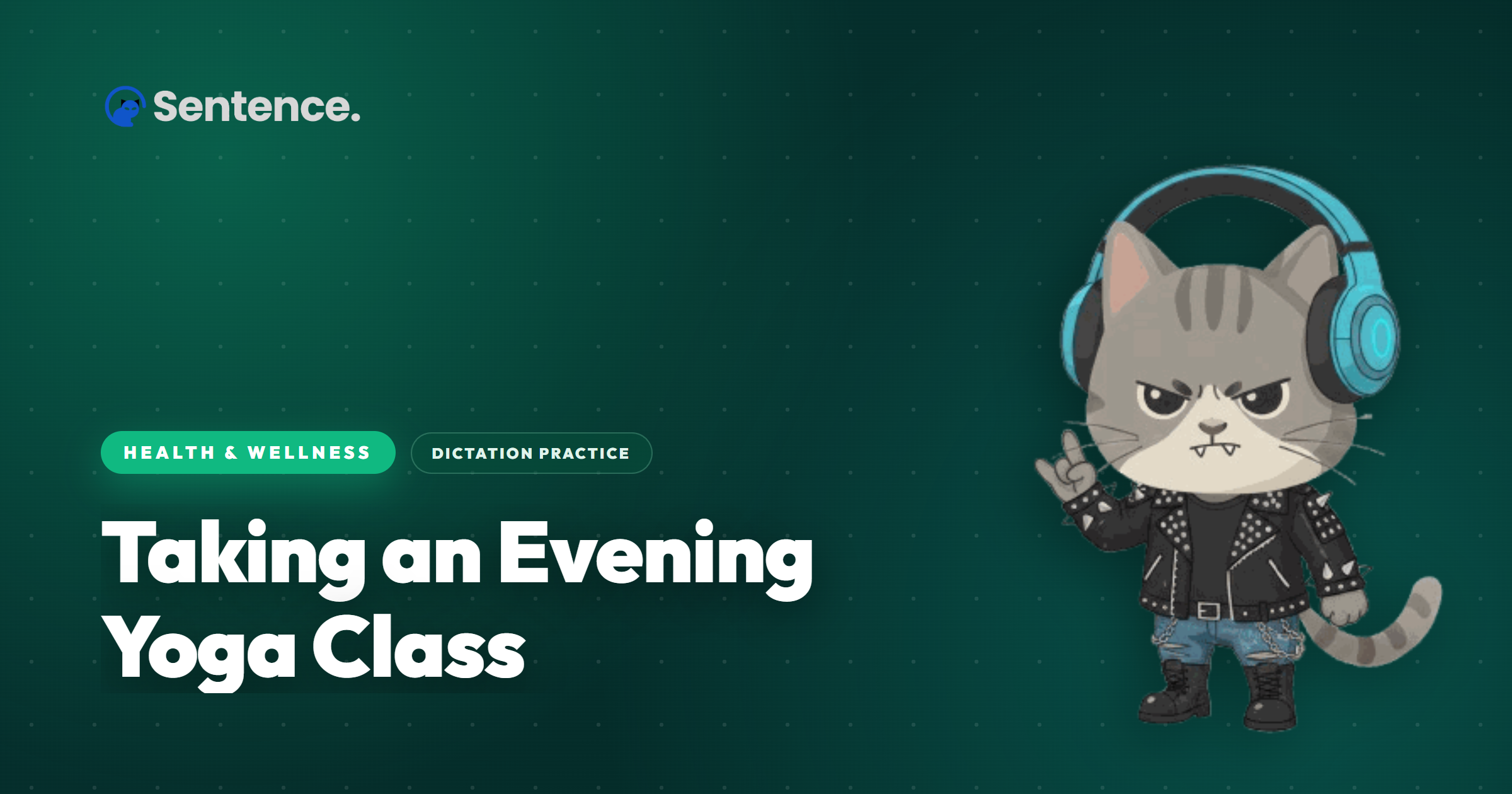 Taking an Evening Yoga Class