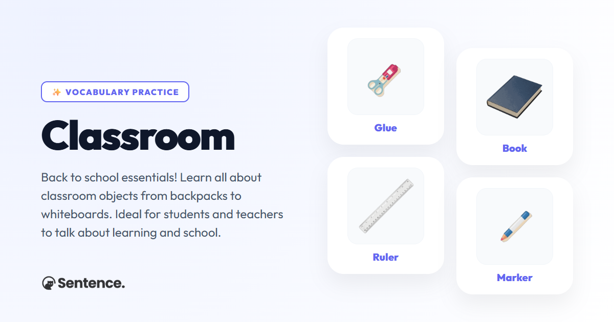 Classroom Vocabulary