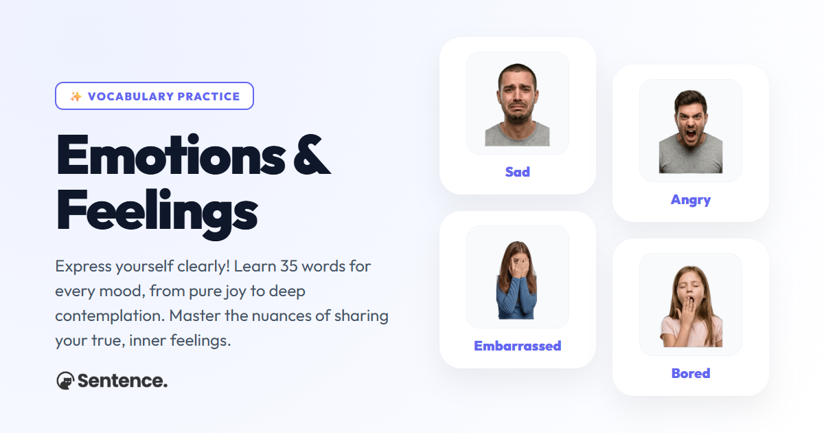 Emotions & Feelings Vocabulary