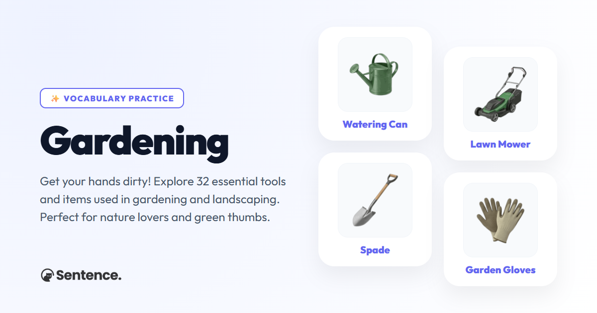 Gardening Vocabulary