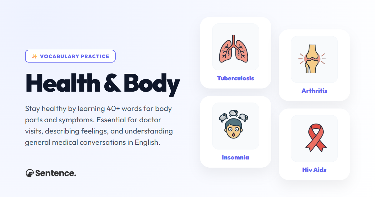 Health & Body Vocabulary