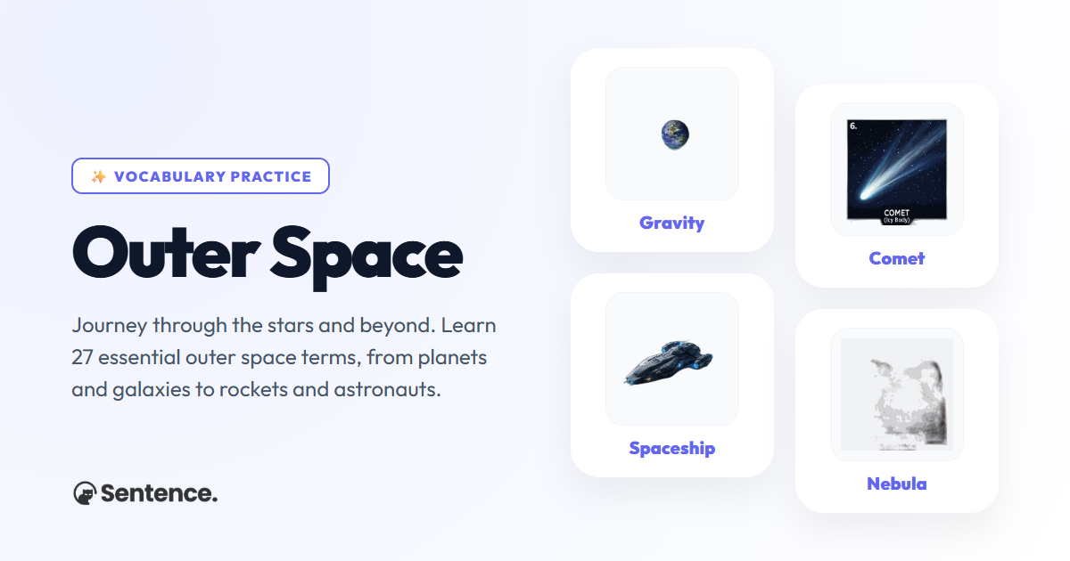 Outer Space Vocabulary
