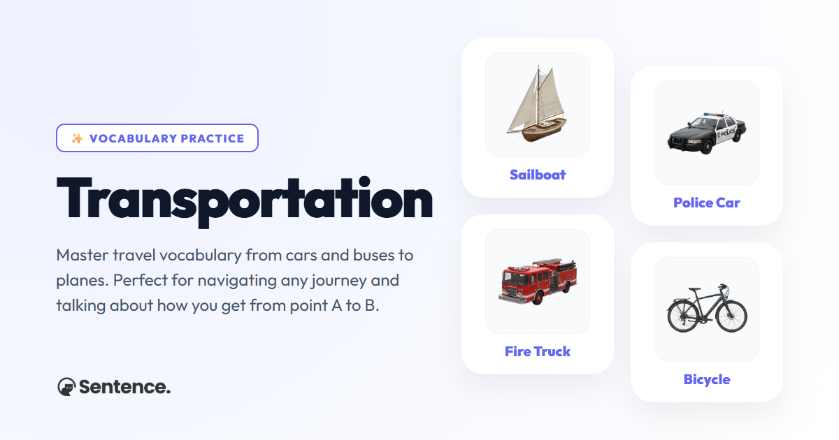 Transportation Vocabulary