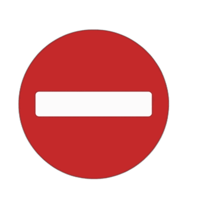 No Entry