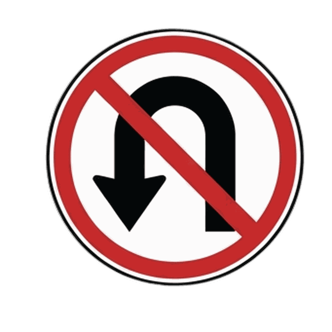 No U Turn