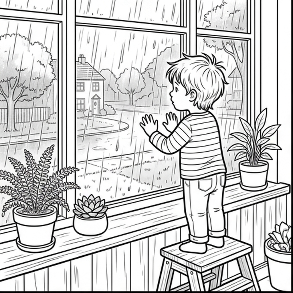 A Rainy Afternoon at Home - Image 1