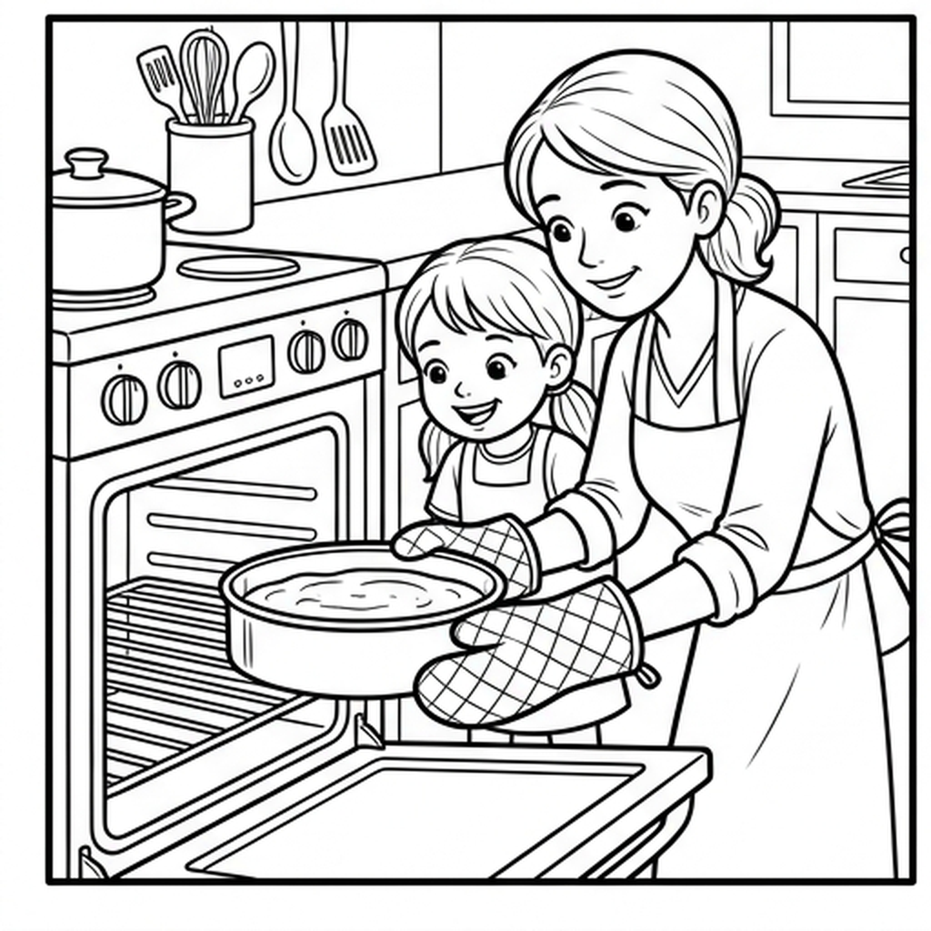 Baking a Special Cake - Image 3