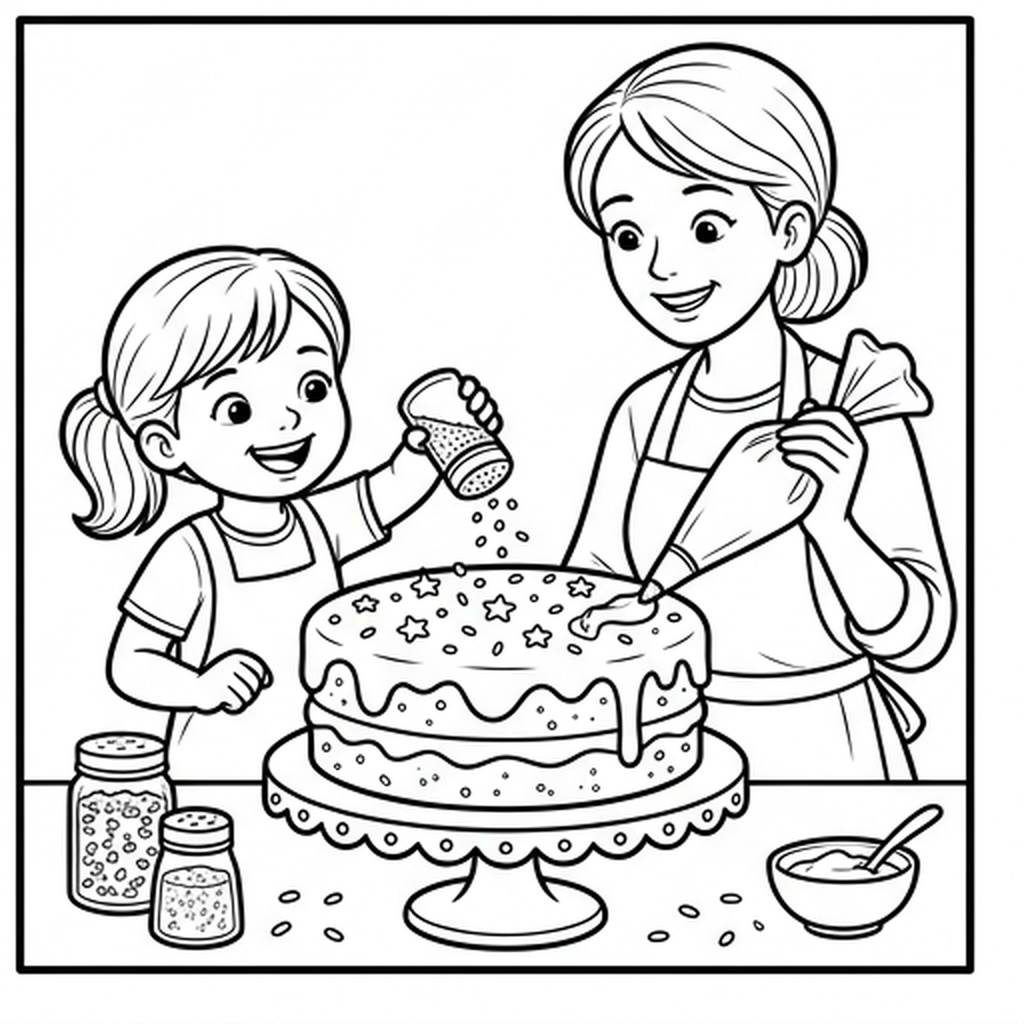 Baking a Special Cake - Image 4