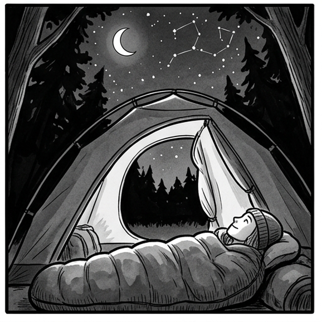 Sleeping under the stars