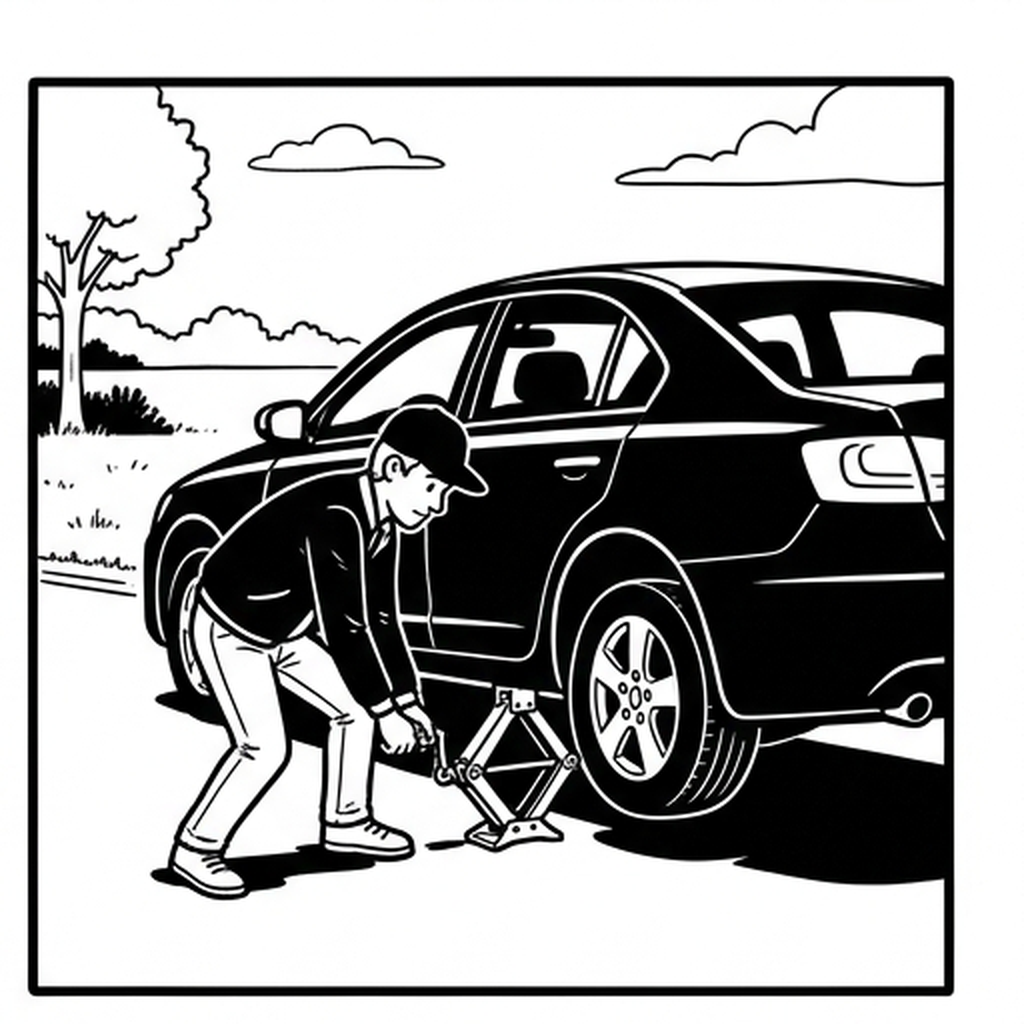 Changing a Flat Tire - Image 2