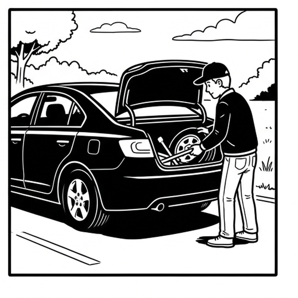 Changing a Flat Tire - Image 4