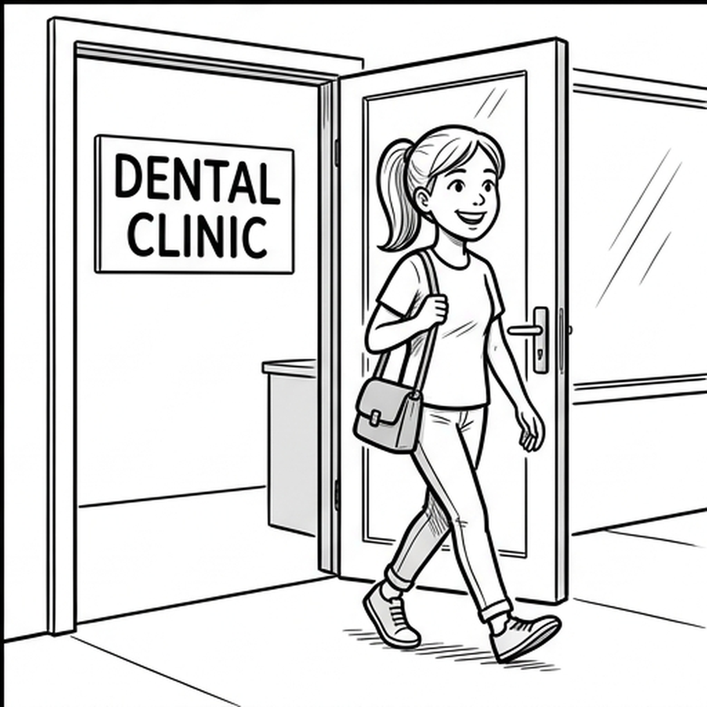 A bright healthy smile