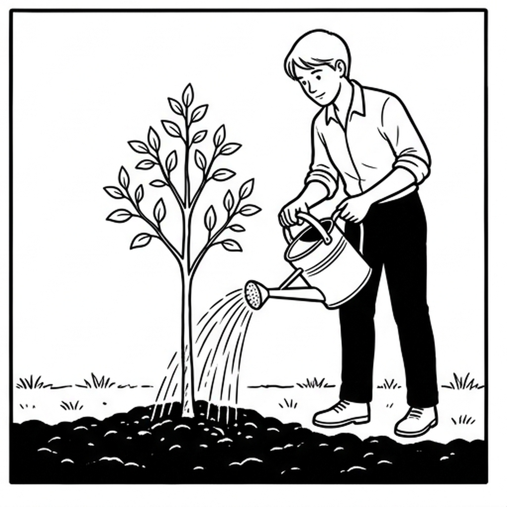 Planting a Young Tree - Image 4